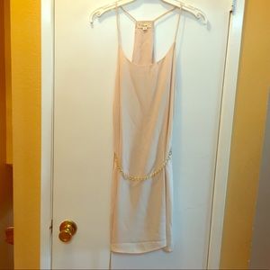 BNWOT Nude Chain Belted Dress